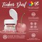 Bakell - Burgundy Red Tinker Dust Edible Glitter (5g, 1x Jar) for Food, Desserts, and Beverages!